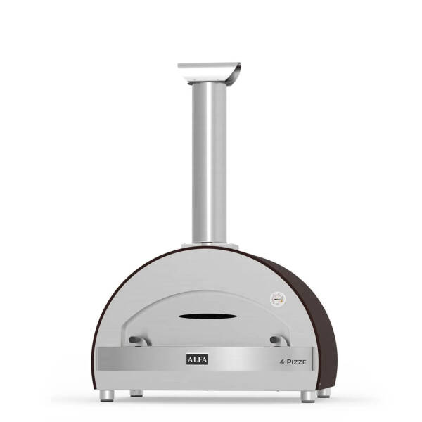 Alfa Forni Classic 4 Pizze Odunlu Pizza Fırını Bakır Renk FX4P-LRAM-T - 1