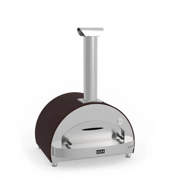 Alfa Forni Classic 4 Pizze Odunlu Pizza Fırını Bakır Renk FX4P-LRAM-T - 2