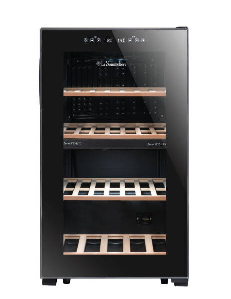 La Sommeliere 50 Şişe Kapasiteli Solo Şarap Dolabı LS51.2ZBLACK - 3