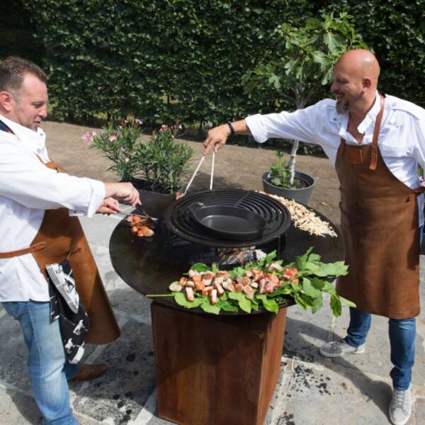 OFYR Siyah Deri Önlük OA-LAB - 2