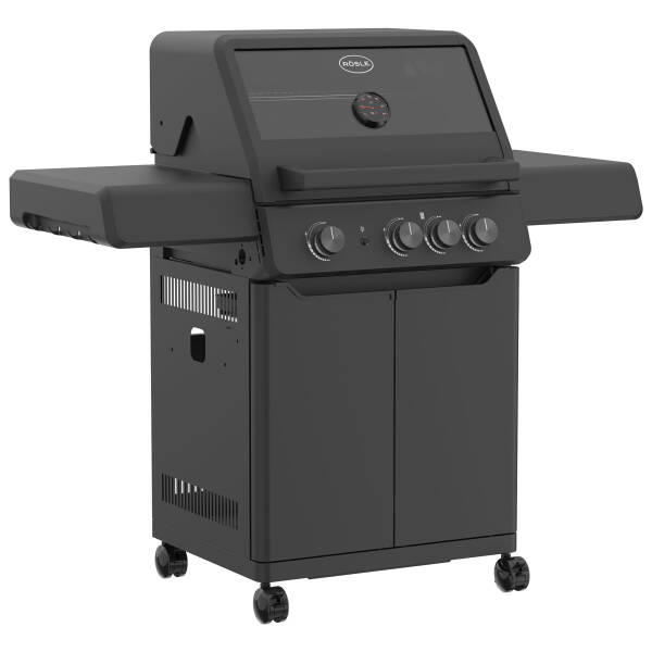 Rösle Allflame Peer 3 Gazlı Siyah Barbekü İstasyonu 25055 - 1