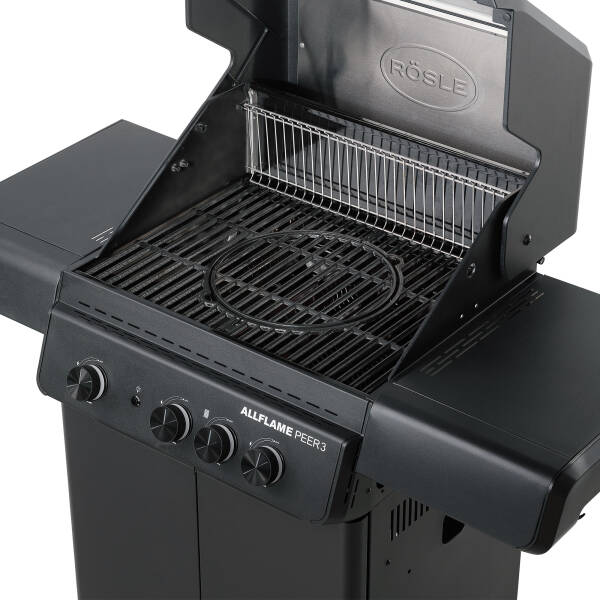 Rösle Allflame Peer 3 Gazlı Siyah Barbekü İstasyonu 25055 - 2