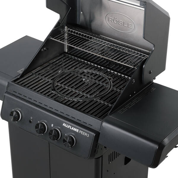 Rösle Allflame Peer 3 Gazlı Siyah Barbekü İstasyonu 25055 - 3