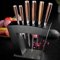 Rösle Bıçak Standı Dişbudak 6 Bıçak 1 Makas Kapasite 15042 - 4