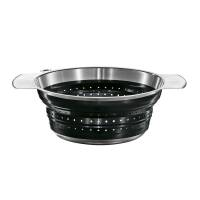 Rösle Katlanabilir Silikon Süzgeç Siyah 24 cm 16124 - 1