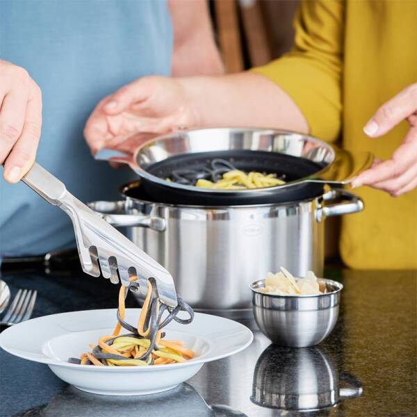 Rösle Katlanabilir Silikon Süzgeç Siyah 24 cm 16124 - 3