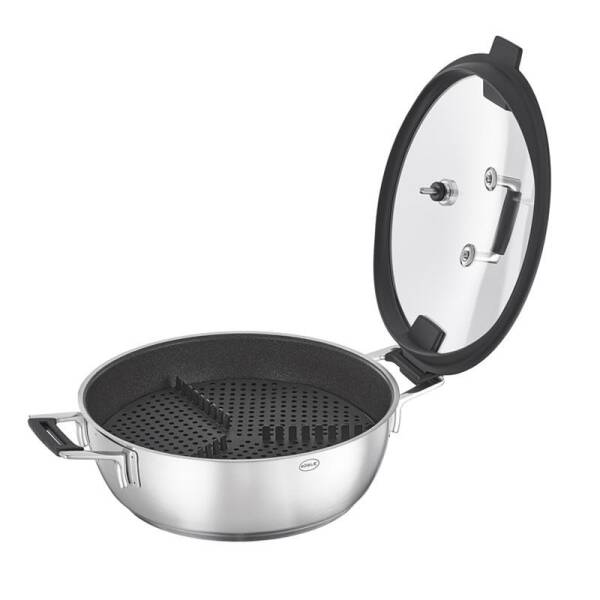 Rösle Silence Pro Aroma Buharlı Pişirme Tenceresi ProResist 28 cm 91978 - 3