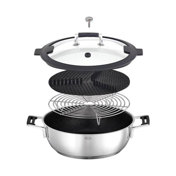Rösle Silence Pro Aroma Buharlı Pişirme Tenceresi ProResist 28 cm 91978 - 2