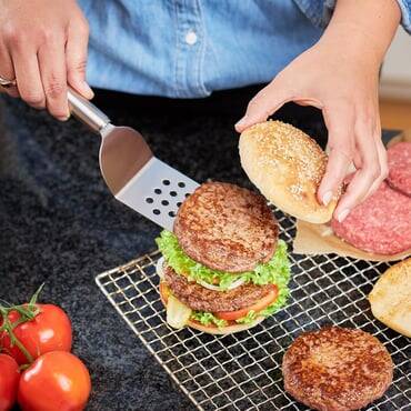 Rösle Spatula Açılı Paslanmaz Çelik Delikli 32 cm 12547 - 3