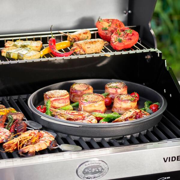 Rösle Videro G2-S Vario Gazlı Barbekü İstasyonu - Siyah 25534 - 5