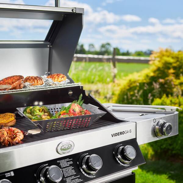 Rösle Videro G4-S Vario Gazlı Barbekü İstasyonu - Siyah 25531 - 5