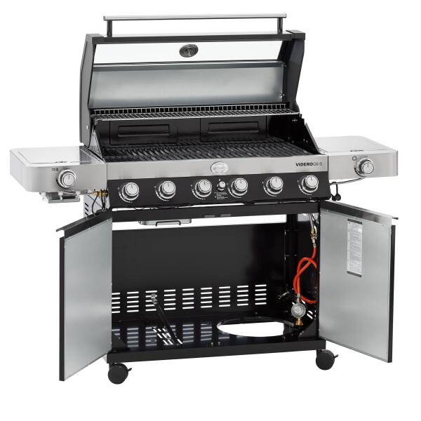 Rösle Videro G6-S Vario Gazlı Barbekü İstasyonu - Siyah 25532 - 3